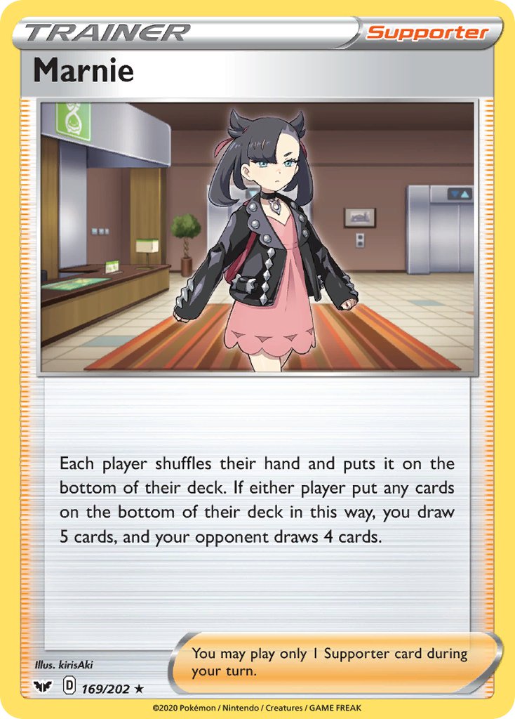 Marnie (169/202) (Theme Deck Exclusive) [Sword & Shield: Base Set] | Good Games North