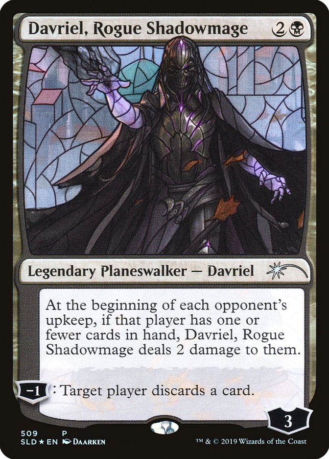 Davriel, Rogue Shadowmage (Stained Glass) [Secret Lair Drop Promos] | Good Games North
