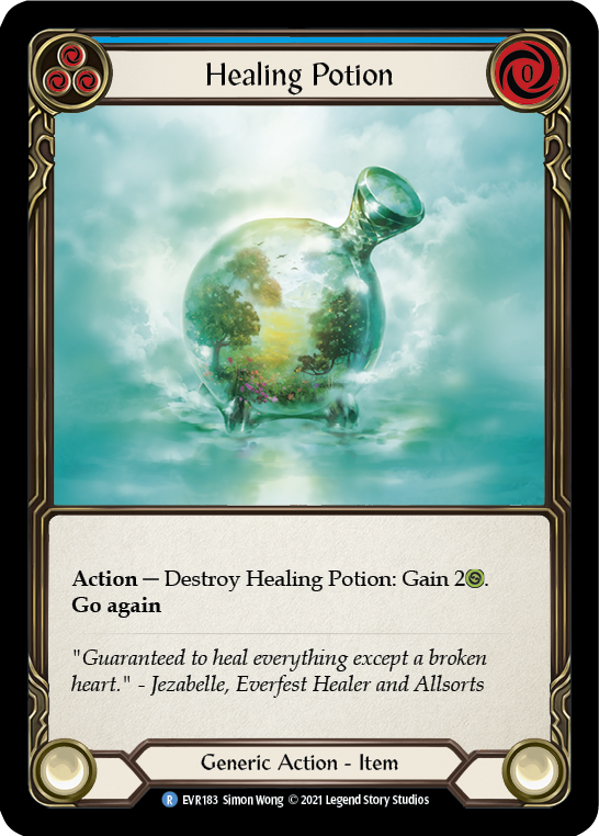Healing Potion [EVR183] (Everfest)  1st Edition Cold Foil | Good Games North