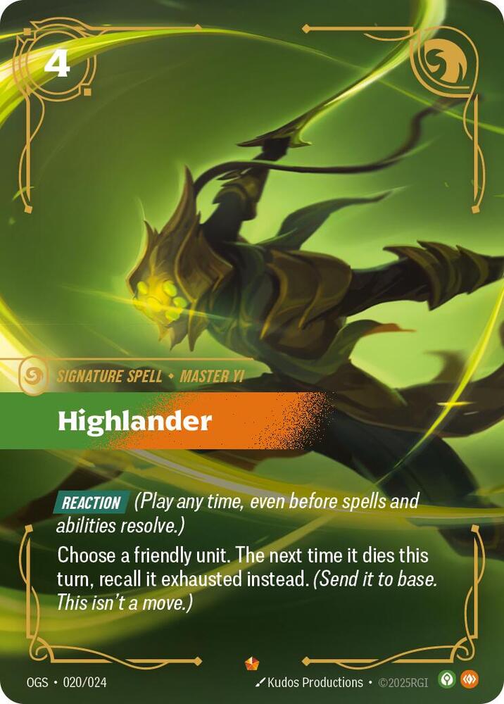 Highlander (Origins: Proving Grounds)  | Good Games North