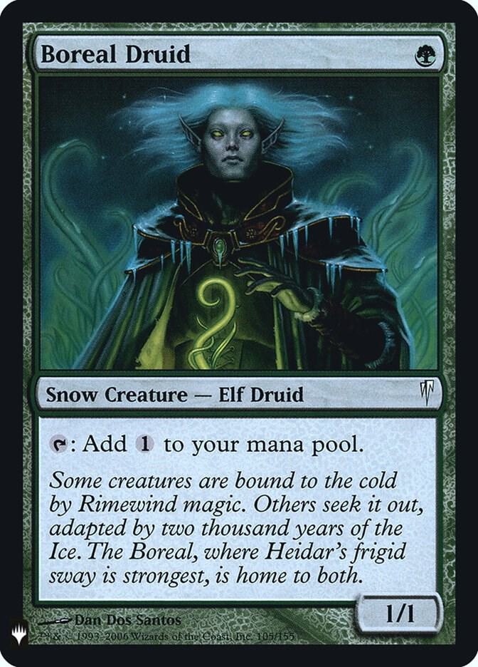 Boreal Druid (The List Reprints)  - Foil | Good Games North