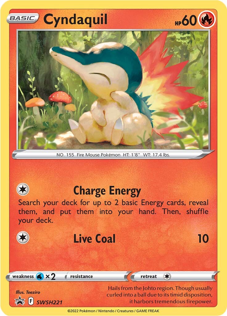 Cyndaquil (SWSH221) [Sword & Shield: Black Star Promos] | Good Games North