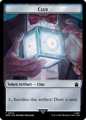 Human Rogue // Clue (0022) Double-Sided Token [Doctor Who Tokens] | Good Games North