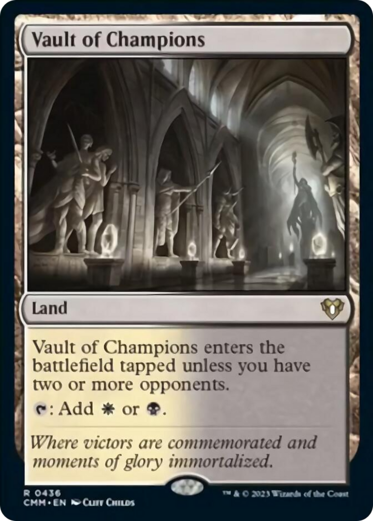 Vault of Champions [Commander Masters] | Good Games North