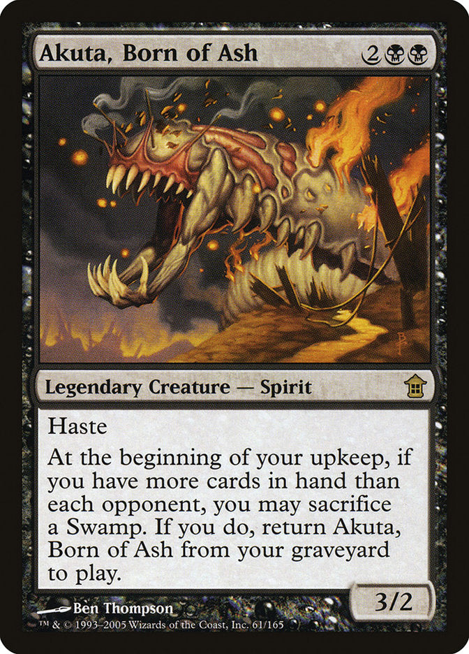 Akuta, Born of Ash [Saviors of Kamigawa] | Good Games North