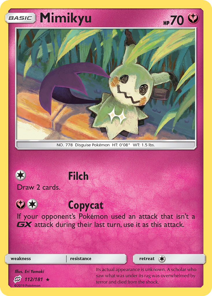 Mimikyu (112/181) [Sun & Moon: Team Up] | Good Games North