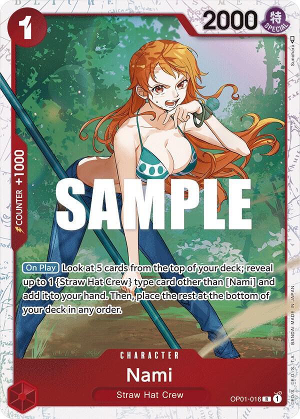 Nami OP01 016 Ultra Deck The Three Captains OP01-016 (One Piece Promotion Cards)  - Foil | Good Games North