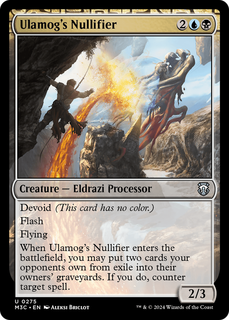 Ulamog's Nullifier (Ripple Foil) [Modern Horizons 3 Commander] | Good Games North