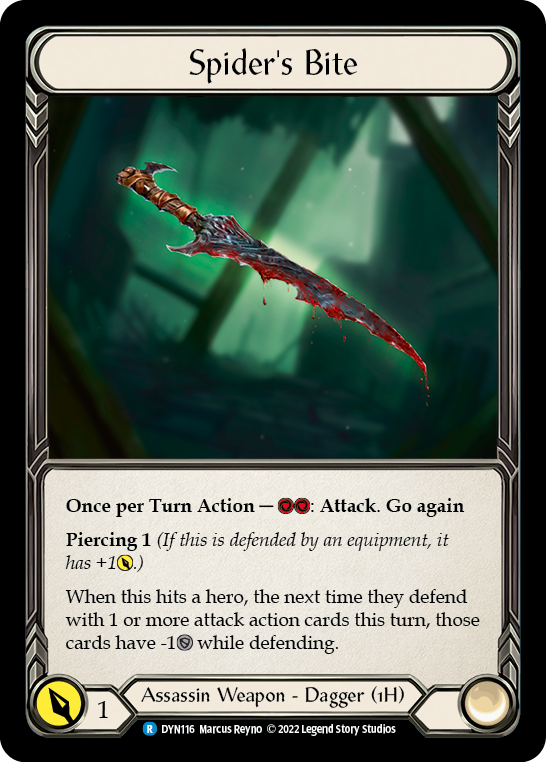 Spider's Bite [DYN116] (Dynasty)  Rainbow Foil | Good Games North