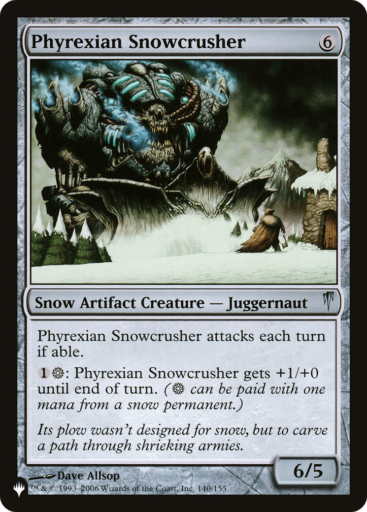 Phyrexian Snowcrusher [The List] | Good Games North