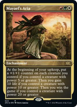 Mayaels Aria Foil Etched (Double Masters 2022)  - Foil | Good Games North