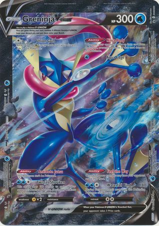Greninja V-Union (Jumbo Card) [Sword & Shield: Black Star Promos] | Good Games North
