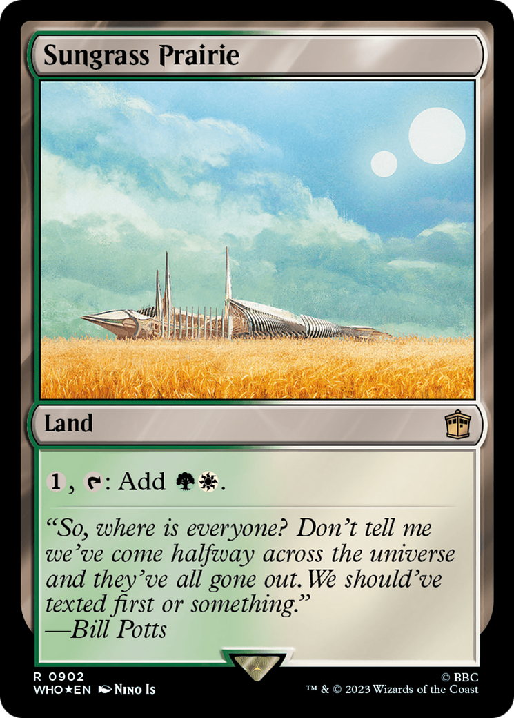 Sungrass Prairie (Surge Foil) [Doctor Who] | Good Games North