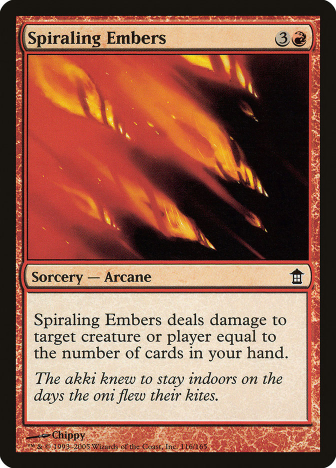 Spiraling Embers [Saviors of Kamigawa] | Good Games North