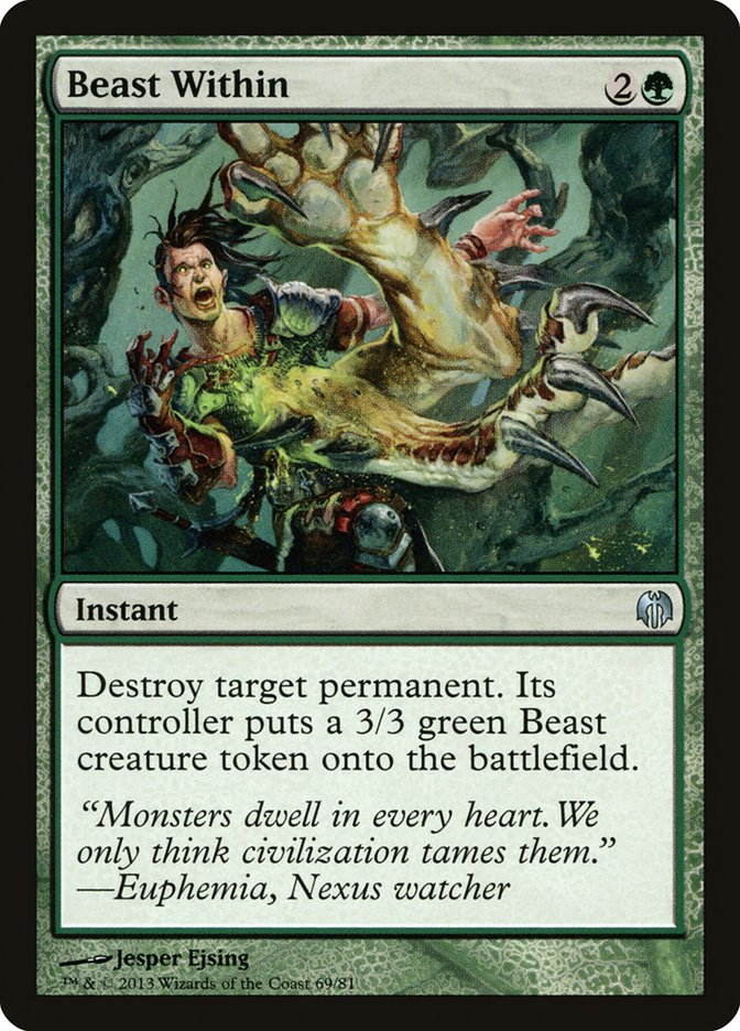 Beast Within [Duel Decks: Heroes vs. Monsters] | Good Games North
