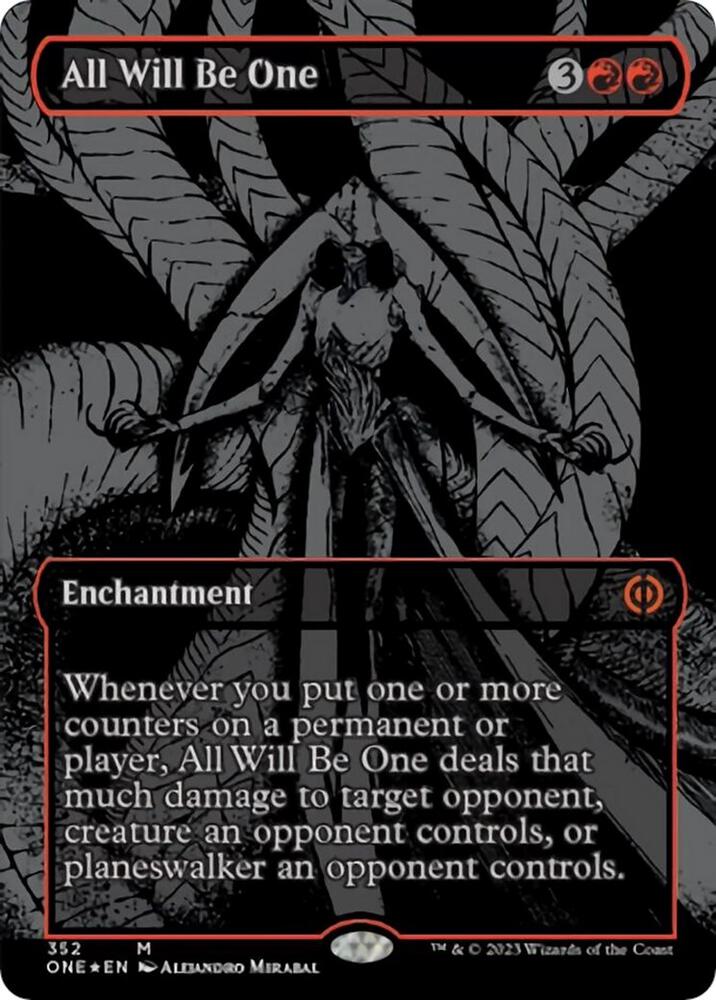 All Will Be One Oil Slick Raised Foil (Phyrexia: All Will Be One)  - undefined | Good Games North