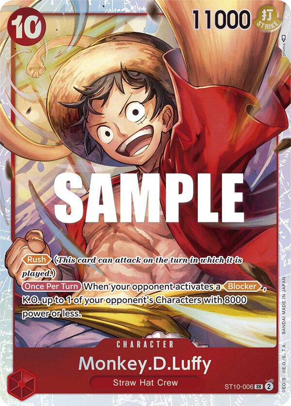 Monkey.D.Luffy ST10-006 (Ultra Deck: The Three Captains)  - Foil | Good Games North