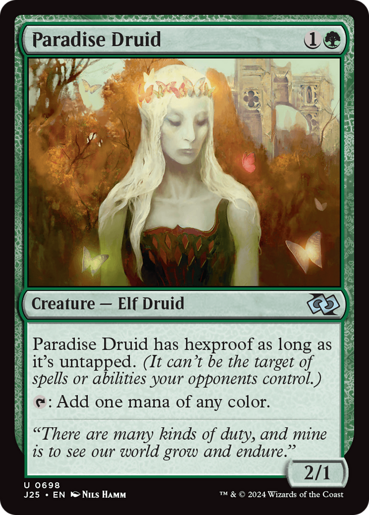 Paradise Druid [Foundations Jumpstart] | Good Games North