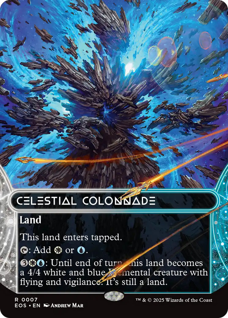 Celestial Colonnade (0007) (Borderless) [Edge of Eternities: Stellar Sights] | Good Games North