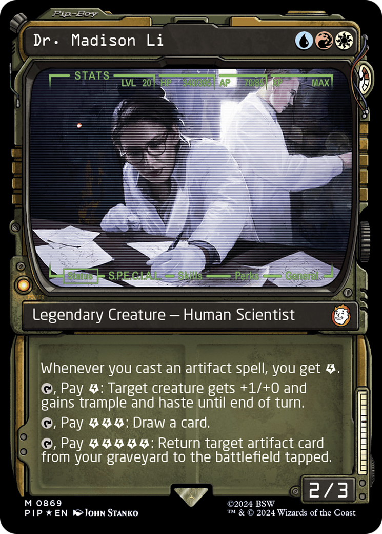 Dr. Madison Li (Showcase) (Surge Foil) [Fallout] | Good Games North
