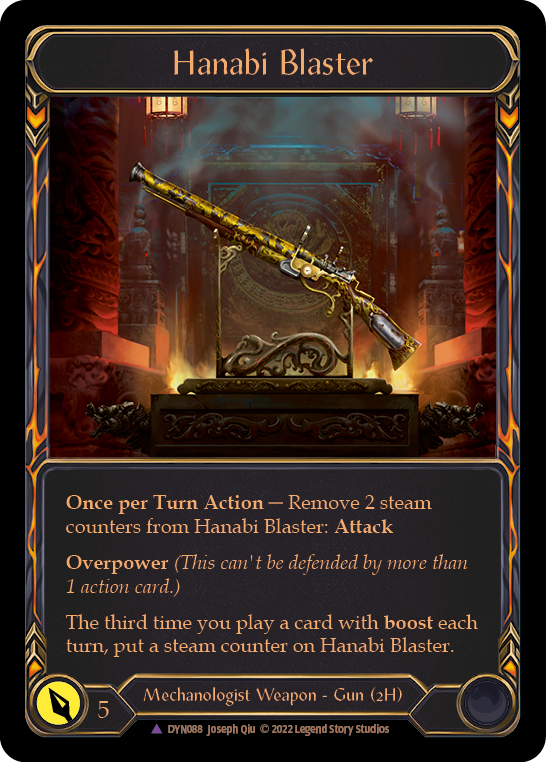 Hanabi Blaster (Marvel) [DYN088] (Dynasty)  Cold Foil | Good Games North