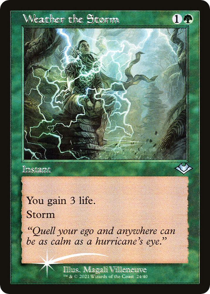 Weather the Storm Retro Frame (Modern Horizons)  - Foil | Good Games North