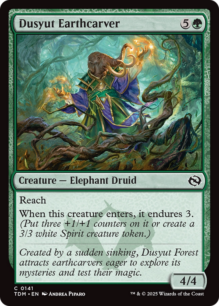 Dusyut Earthcarver [Tarkir: Dragonstorm] | Good Games North