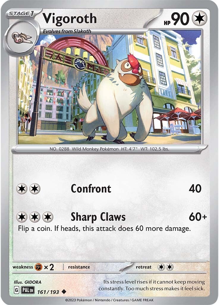 Vigoroth (161/193) [Scarlet & Violet: Paldea Evolved] | Good Games North