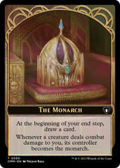 The Monarch // Cat (0005) Double-Sided Token [Commander Masters Tokens] | Good Games North