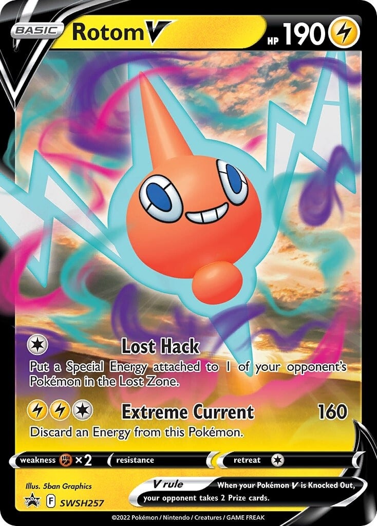 Rotom V (SWSH257) [Sword & Shield: Black Star Promos] | Good Games North