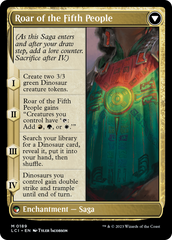 Huatli, Poet of Unity // Roar of the Fifth People [The Lost Caverns of Ixalan Prerelease Cards] | Good Games North