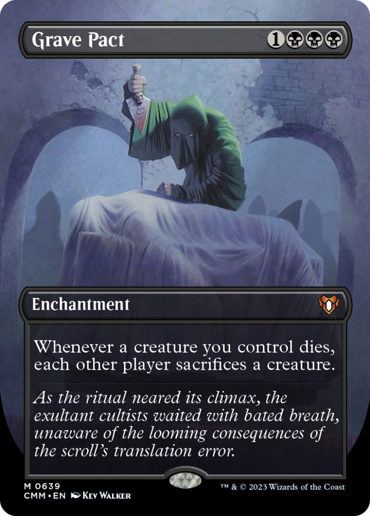 Grave Pact (Borderless Alternate Art) [Commander Masters] | Good Games North