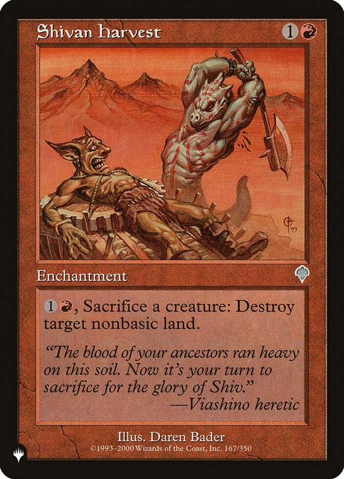 Shivan Harvest [The List] | Good Games North