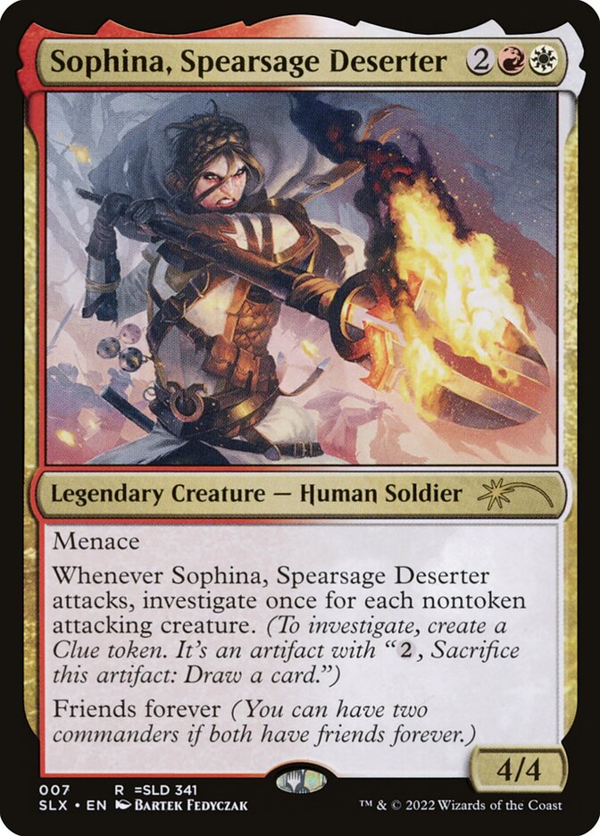 Sophina, Spearsage Deserter 7/32 (SLX Cards)  | Good Games North