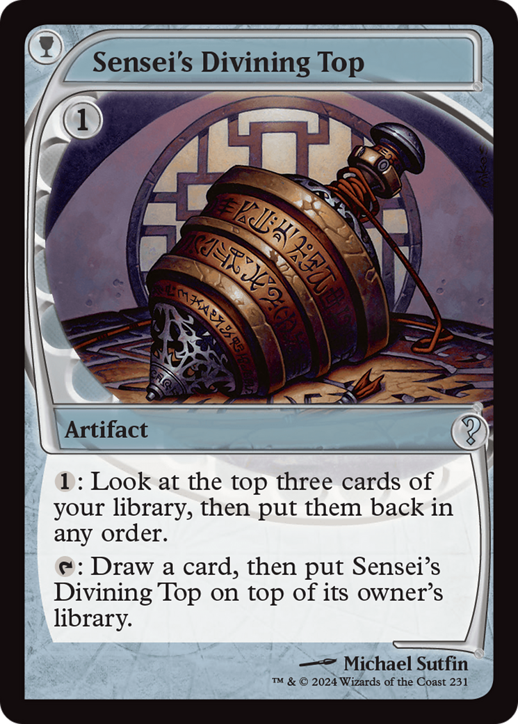 Sensei's Divining Top (Future Sight) [Mystery Booster 2] | Good Games North