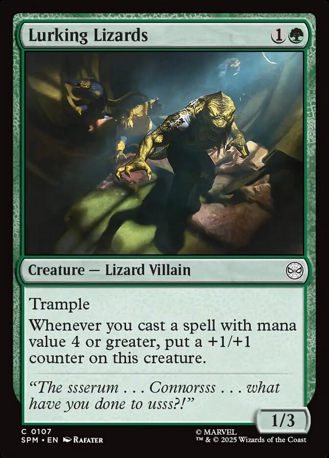 Lurking Lizards 107 (Marvel's Spider-Man)  - Foil | Good Games North