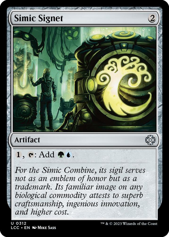 Simic Signet (Commander: The Lost Caverns of Ixalan)  | Good Games North