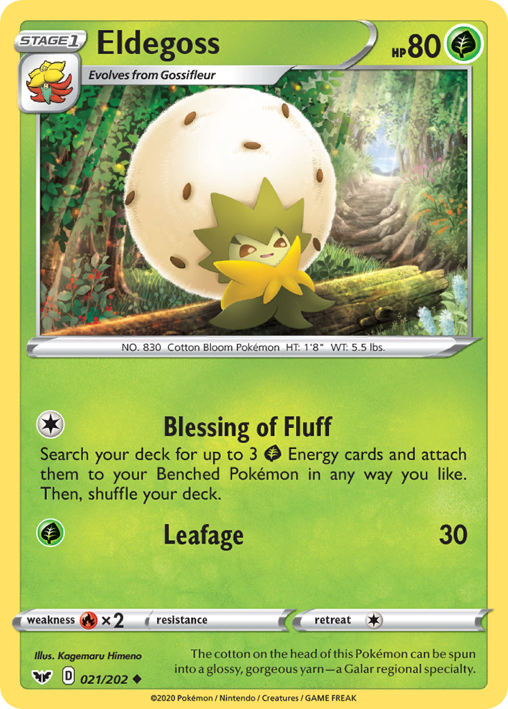 Eldegoss (021/202) [Sword & Shield: Base Set] | Good Games North