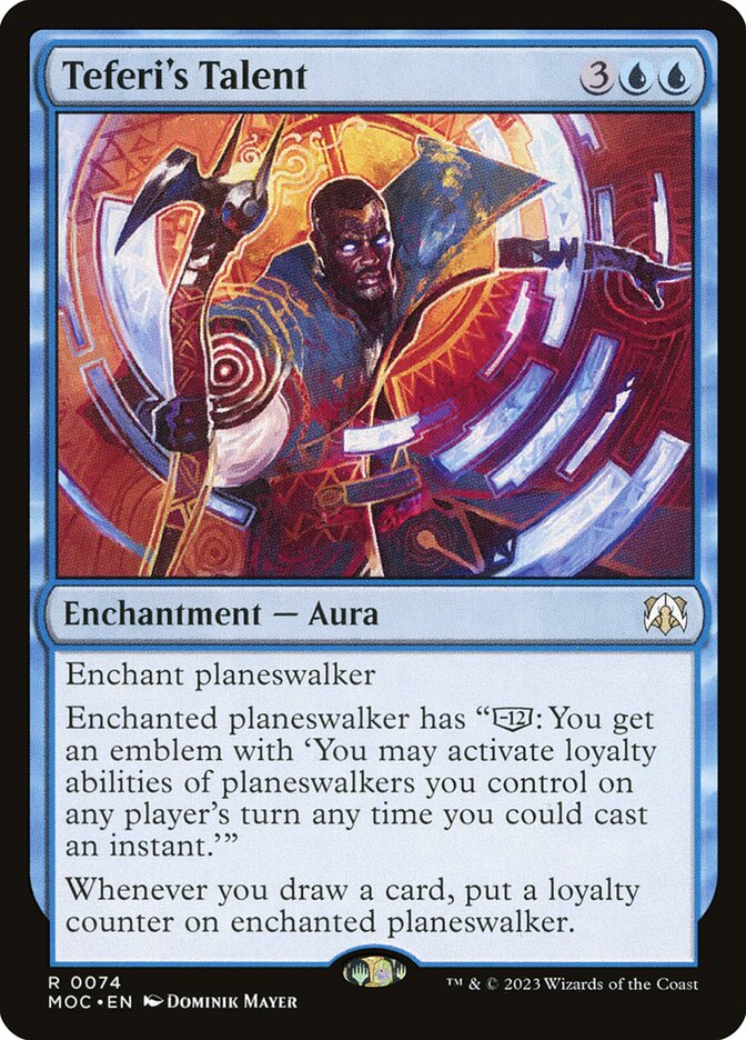 Teferi's Talent 74/444 (Commander: March of the Machine)  - Foil | Good Games North