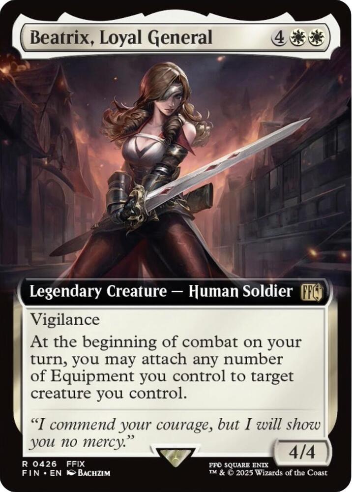 Beatrix Loyal General Extended Art (FINAL FANTASY)  | Good Games North
