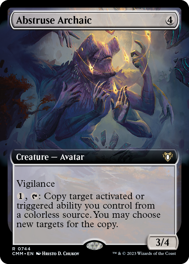 Abstruse Archaic (Extended Art) [Commander Masters] | Good Games North