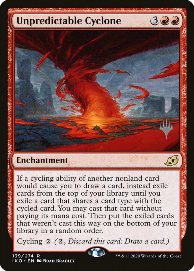 Unpredictable Cyclone (Promo Pack) [Ikoria: Lair of Behemoths Promos] | Good Games North