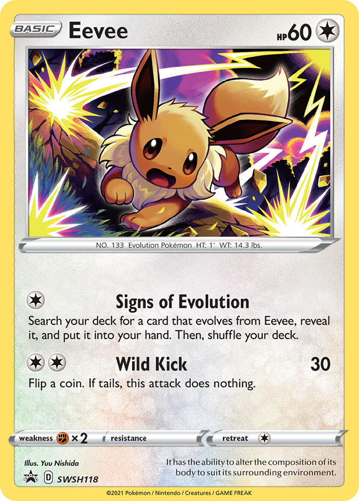 Eevee (SWSH118) [Sword & Shield: Black Star Promos] | Good Games North