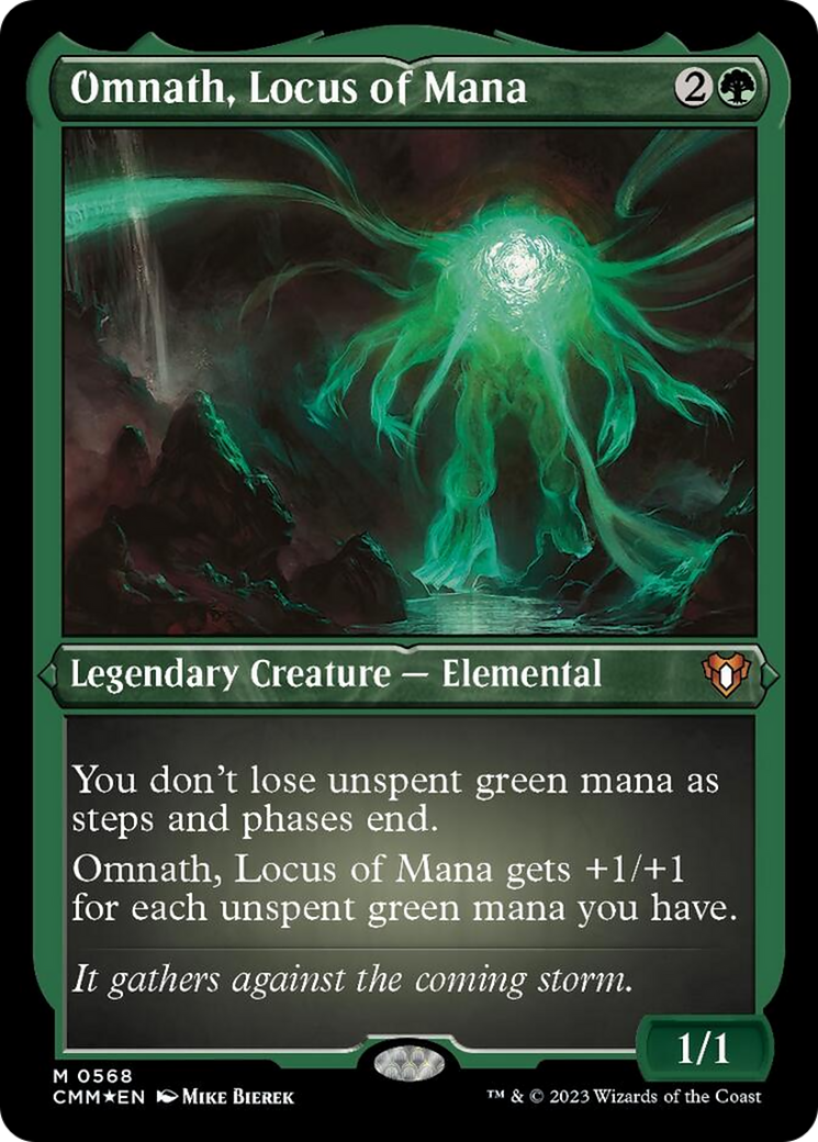 Omnath, Locus of Mana (Foil Etched) [Commander Masters] | Good Games North