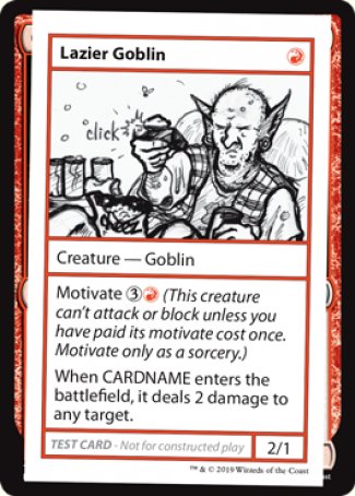 Lazier Goblin (2021 Edition) [Mystery Booster Playtest Cards] | Good Games North