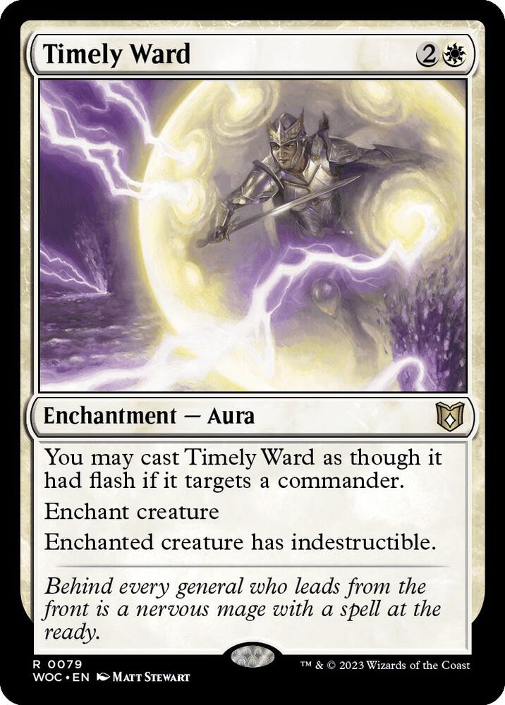 Timely Ward (Commander: Wilds of Eldraine)  | Good Games North