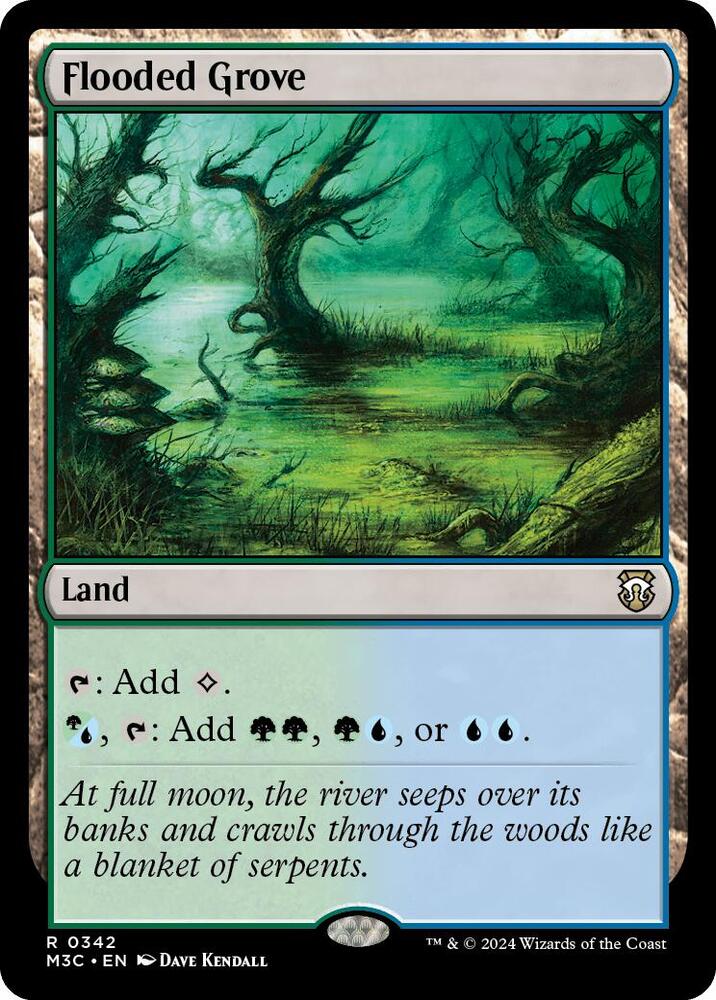 Flooded Grove (Commander: Modern Horizons 3)  | Good Games North