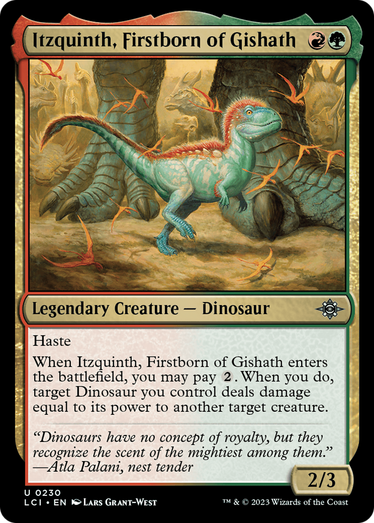 Itzquinth, Firstborn of Gishath [The Lost Caverns of Ixalan] | Good Games North