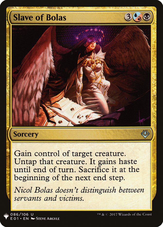 Slave of Bolas [Mystery Booster] | Good Games North