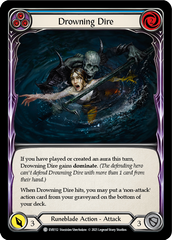 Drowning Dire (Blue) [EVR112] (Everfest)  1st Edition Rainbow Foil | Good Games North